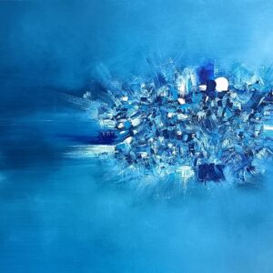 N° 101 - "HELLAS" - Huile sur toile - 97 x 195 cm