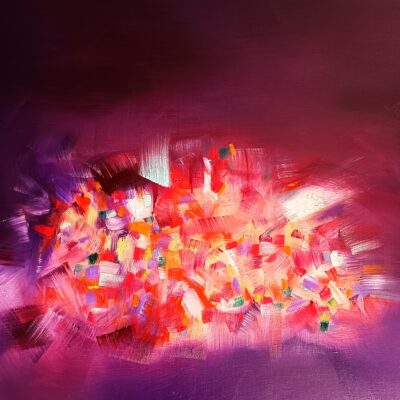 N° 114 - AD ATARAXIAM - Huile sur toile - 80 x 120 cm