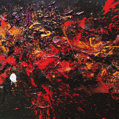 N° 22 : Hadès- Huile sur toile - 97 x 195 cm