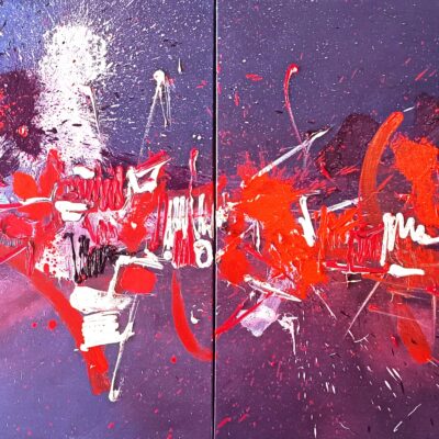 N° 77 - 73 x 184 cm - Huile sur toile