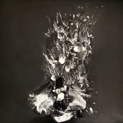 N° 96 - IGNIS - Huile sur toile - 100 x 100 cm