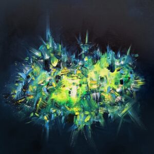 N° 98 - Huile sur toile -130 x 97 cm