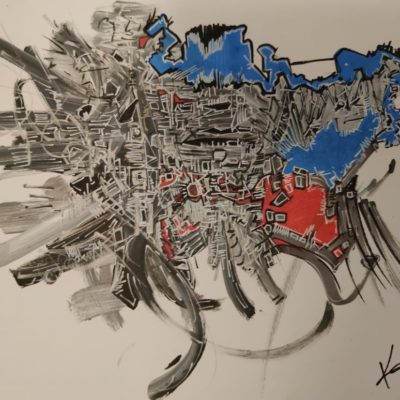 N° 2 FREEDOM MY ASS - DESSIN 24 X 32 CM